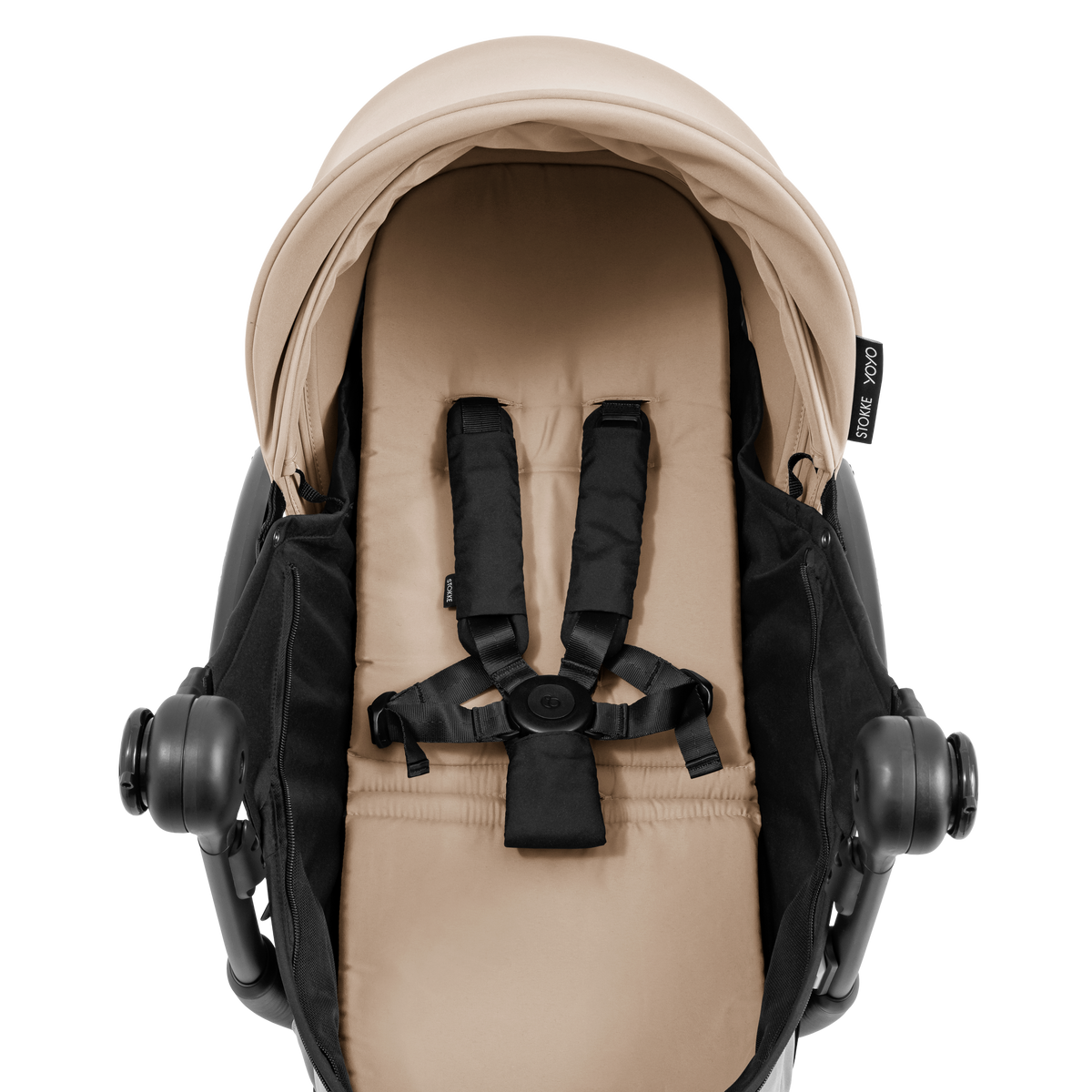 Stokke YOYO⁵ Stroller with Newborn Set in Taupe - Image 7