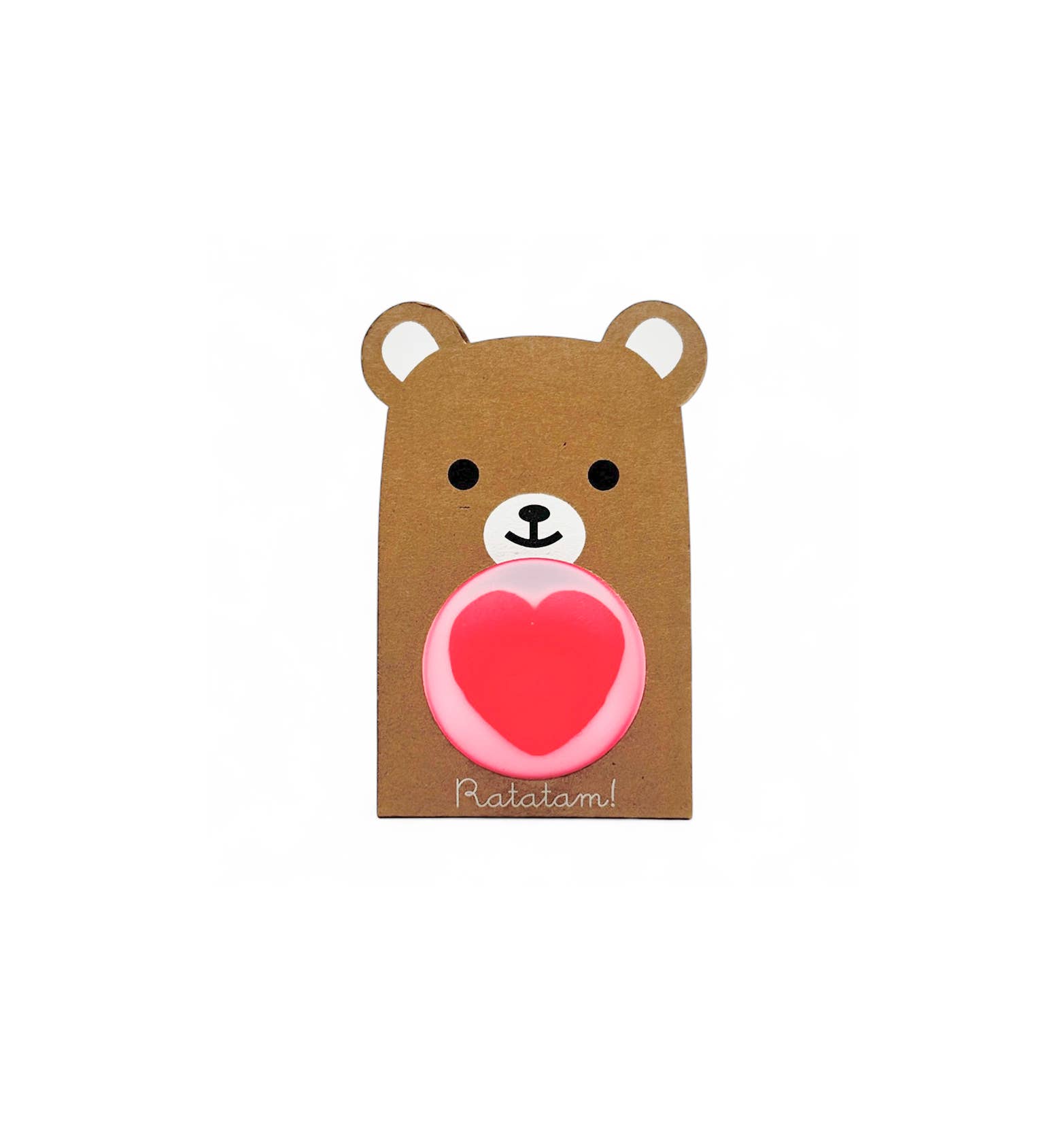 Bouncy ball bear pink