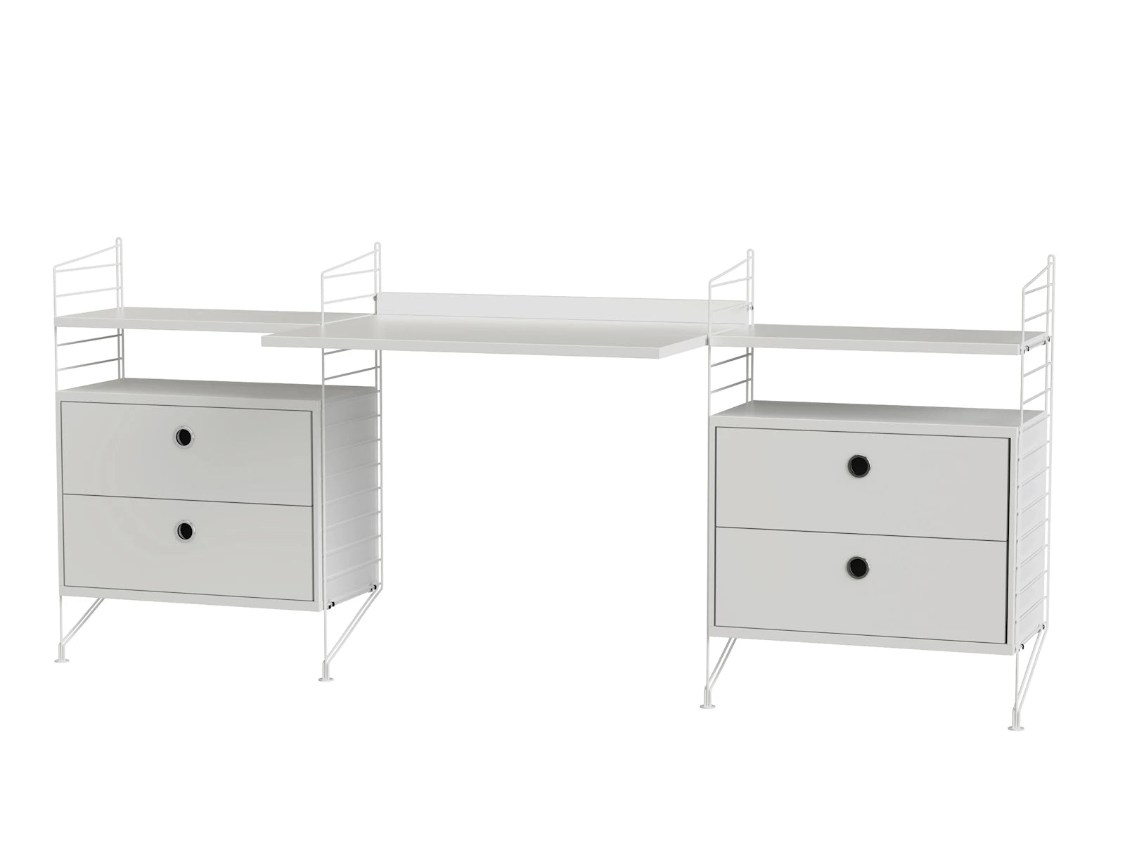 String Furniture Arbeitsplatz C Weiss / Weiss