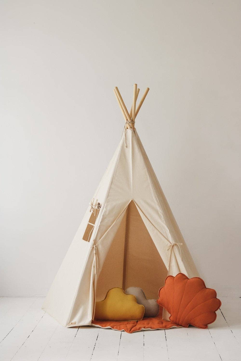 Moi Mili Tipi Zelt mit Matte Beige