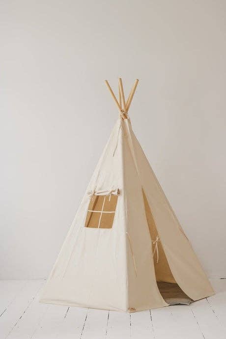 Moi Mili Tipi Tent with mat Beige