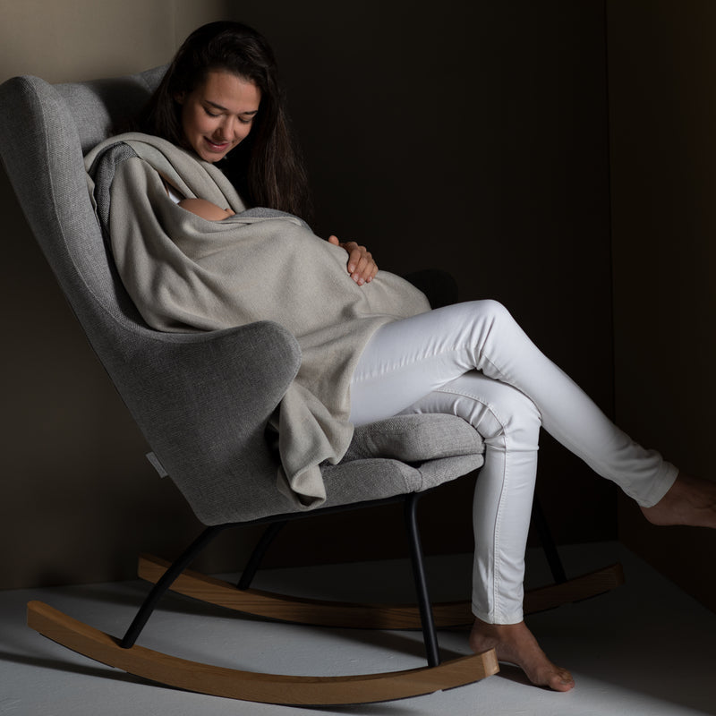 Quax Fauteuil à bascule De Luxe - Sand Grey
