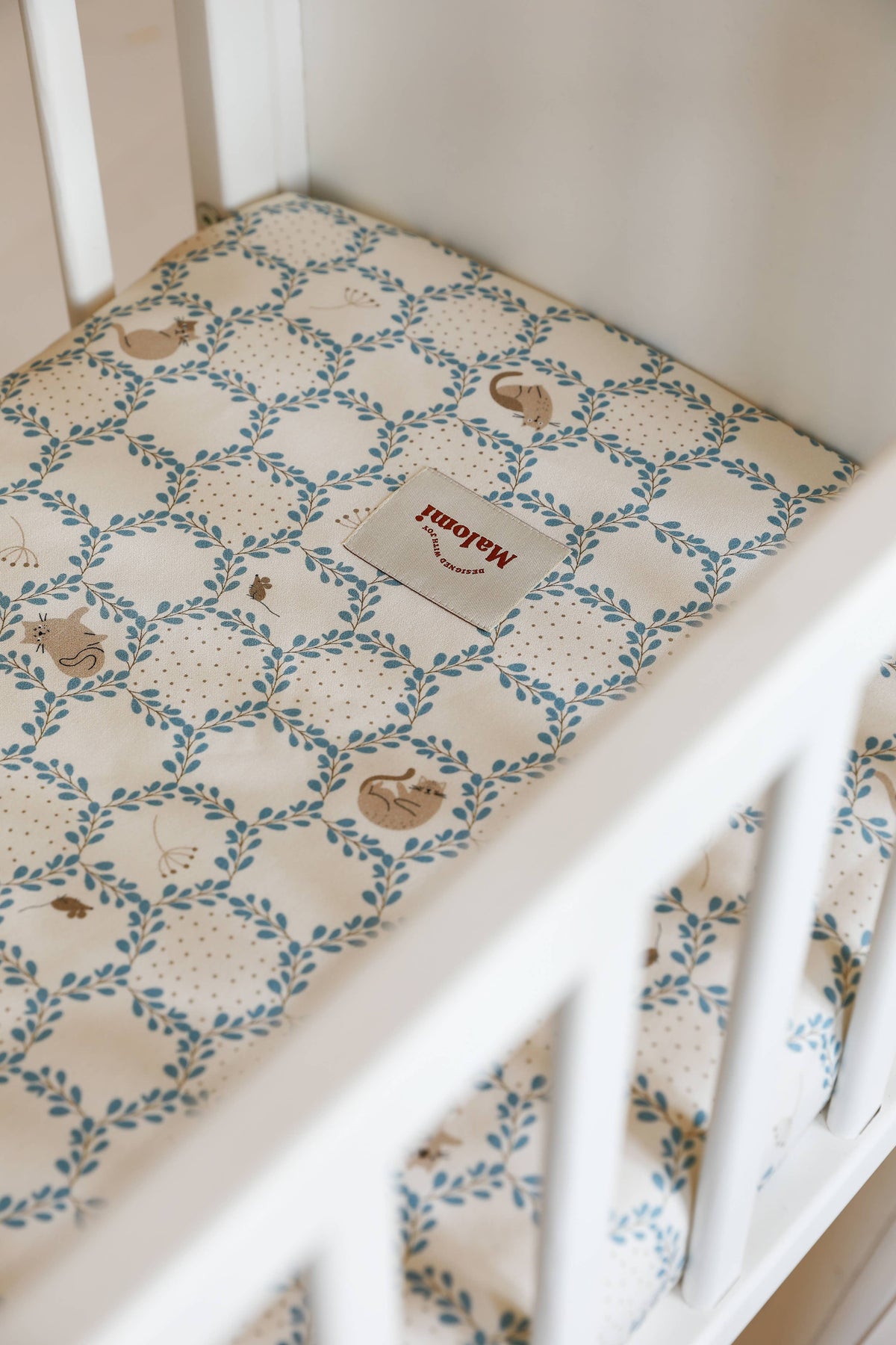 Lenzuola Malomi Kids in cotone Blue Cottage