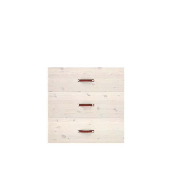 Lifetime Kidsrooms ALL-IN-ONE - 3 cassetti per base 80 cm Whitewash