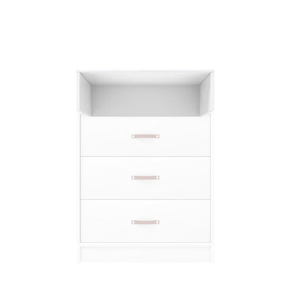 Lifetime Kidsrooms ALL-IN-ONE - Extra Kopfelement - flach 80 cm Weiss