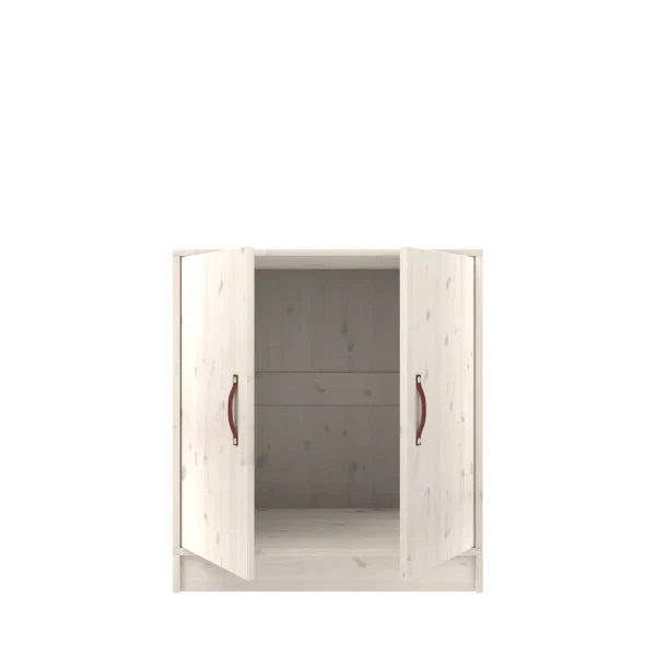Lifetime Kidsrooms Armadio ALL-IN-ONE con ripiano e appendiabiti Whitewash