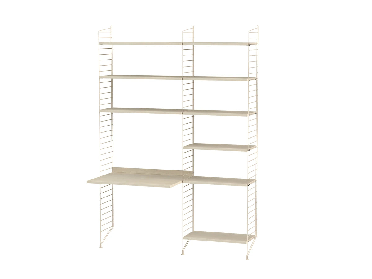 String Furniture Children's room D Beige / Ash shelving system