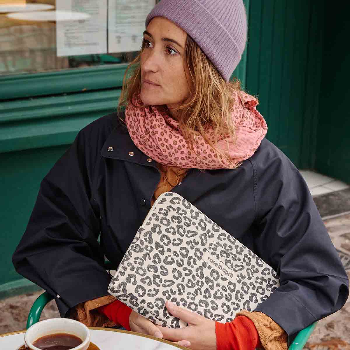 Rose in April Bianca Mini Nuschi Leopard Pink