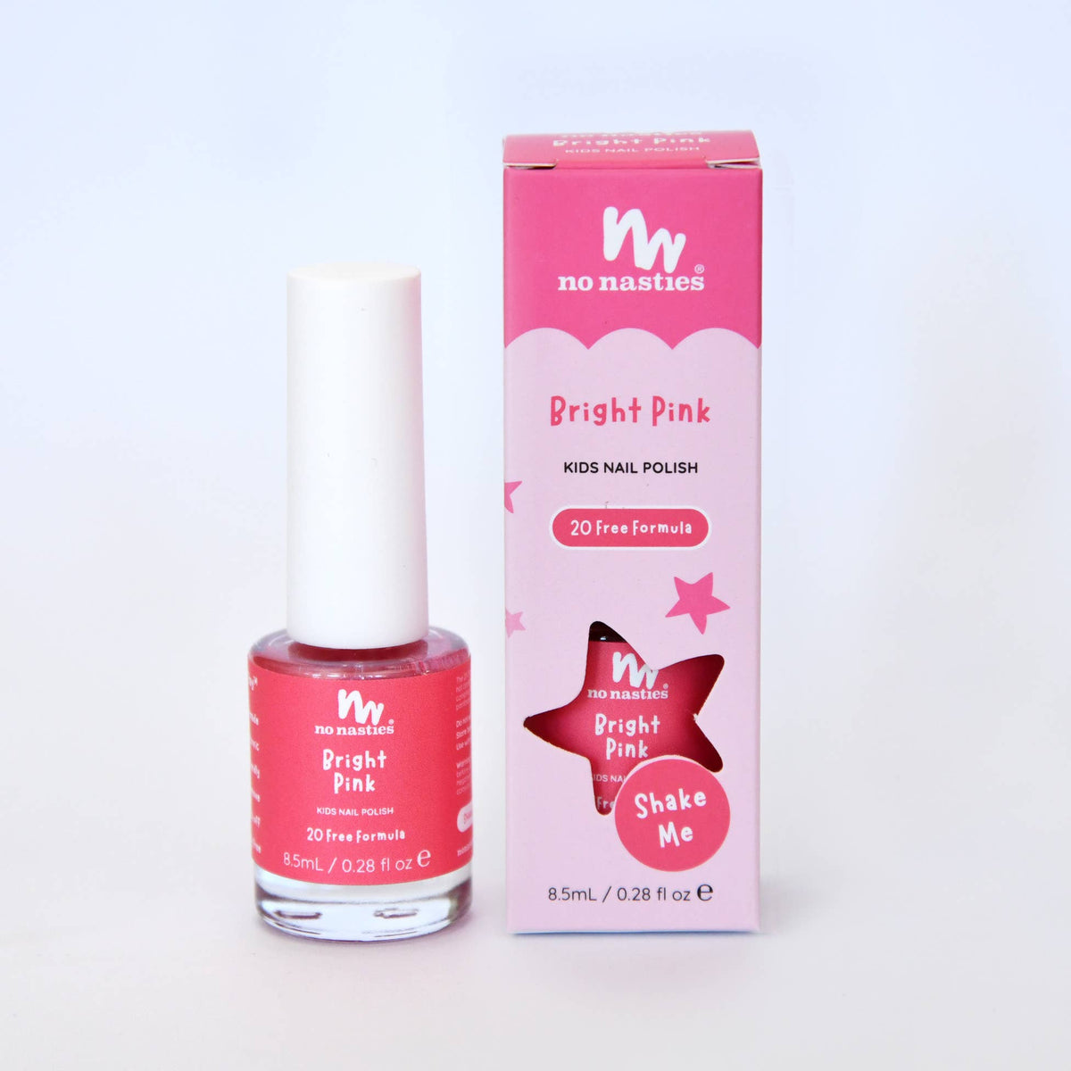 No Nasties Kids Kindernagellack Leuchtpink