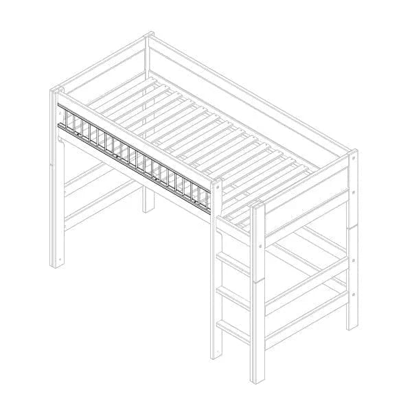 Lifetime Kidsrooms bed front filling - Breeze White