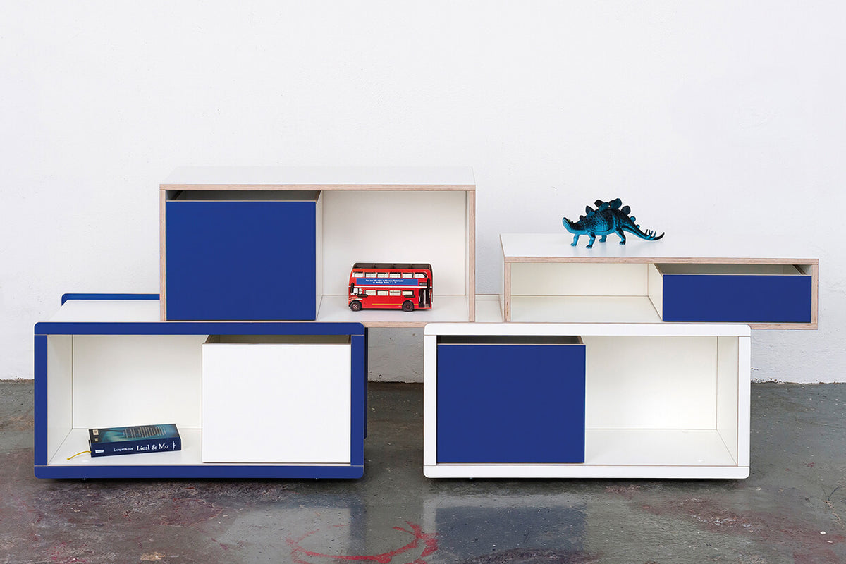 Pure Position brick for kids Orga-Box Enzianblau 20 cm