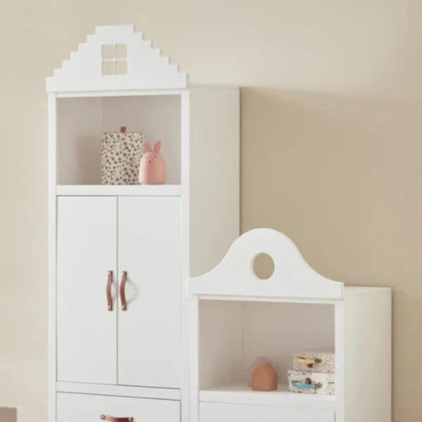 Lifetime Kidsrooms Stepped gable front for shelf unit white
