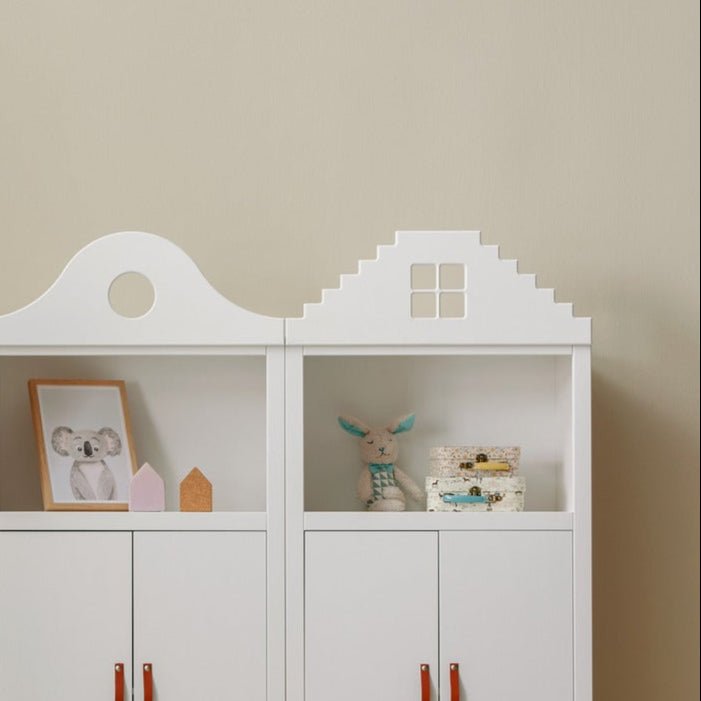 Lifetime Kidsrooms Stepped gable front for shelf unit white