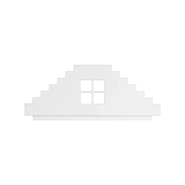 Lifetime Kidsrooms Stepped gable front for shelf unit white