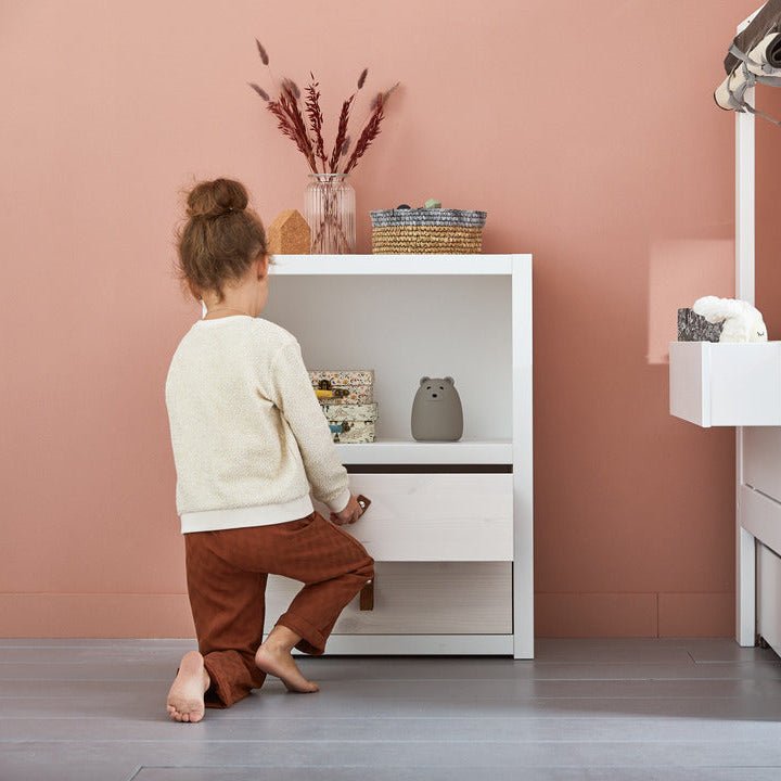 Lifetime Kidsrooms bookcase with one shelf White