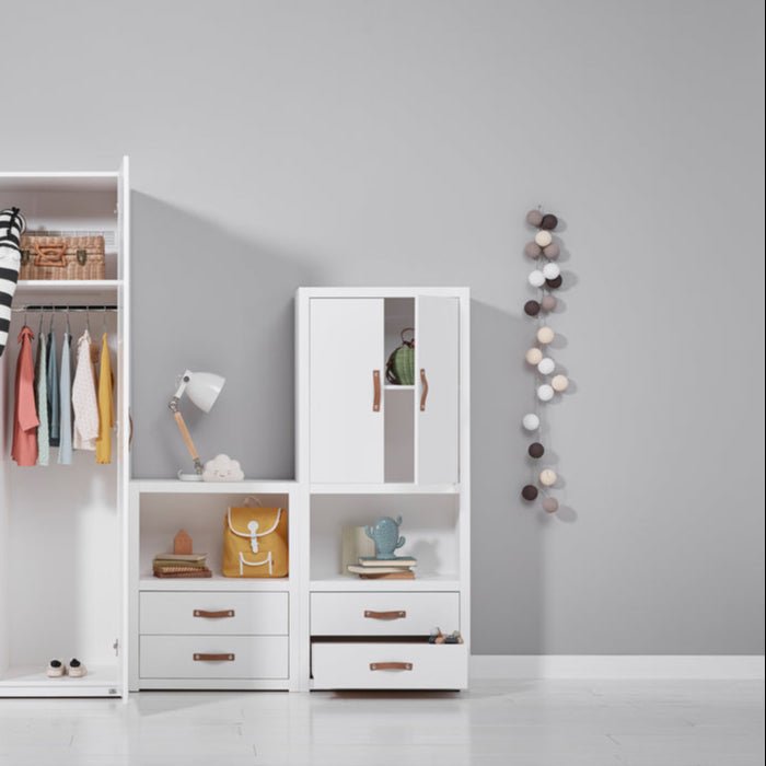Libreria a tre ripiani Lifetime Kidsrooms Bianco