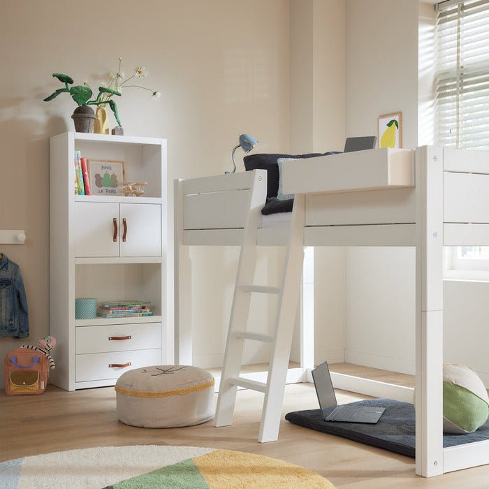 Libreria a tre ripiani Lifetime Kidsrooms Bianco