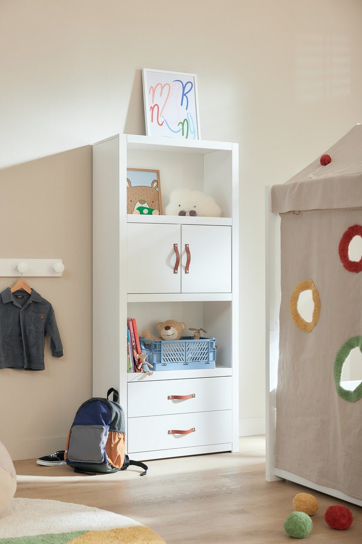 Libreria a tre ripiani Lifetime Kidsrooms Bianco