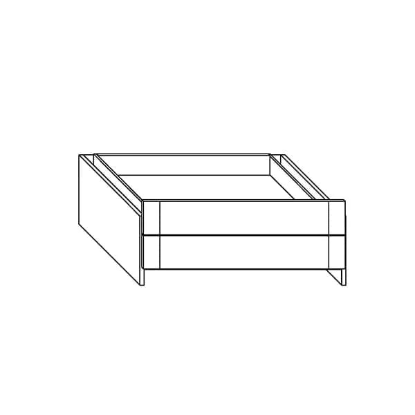 Lifetime Kidsrooms base unit with 2 drawers - 100 cm White