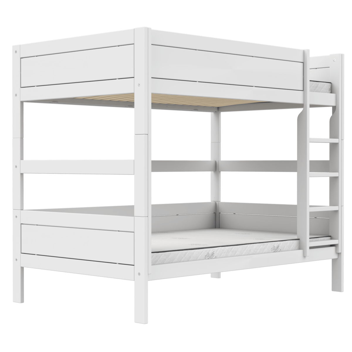 Lifetime Kidsrooms Etagenbett 120 mit Leiter Whitewash