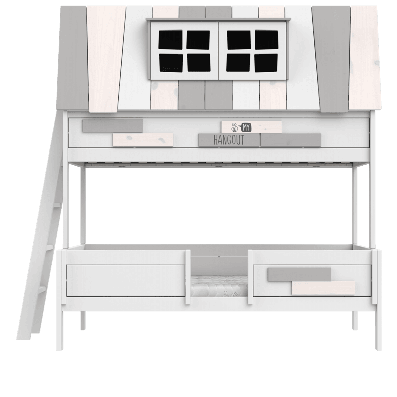 Lifetime Kidsrooms Lit superposé - My Hangout 90/120 cm Blanc