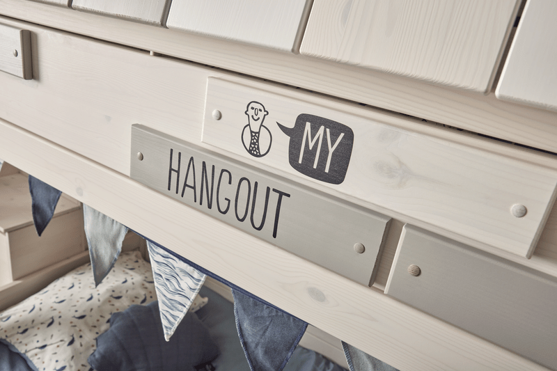 Lifetime Kidsrooms Lit superposé - My Hangout 90/120 cm Whitewash