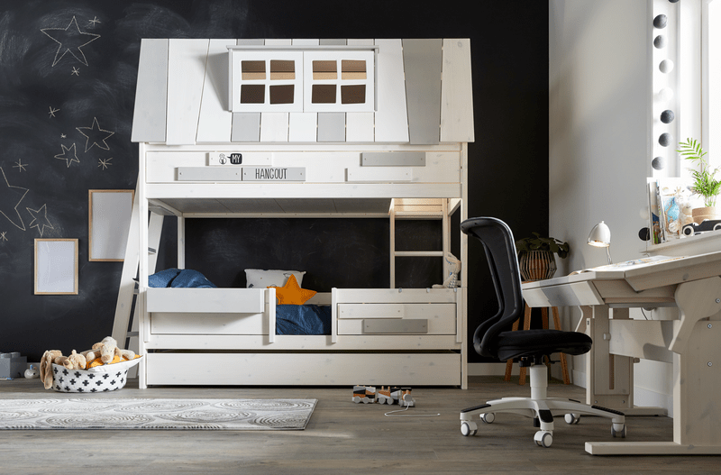 Lifetime Kidsrooms Bunk bed - My Hangout 90/140x200 cm Whitewash