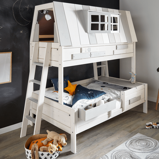 Lifetime Kidsrooms Bunk bed - My Hangout 90/140x200 cm Whitewash