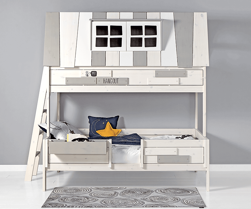 Lifetime Kidsrooms Bunk bed - My Hangout 90/140x200 cm Whitewash