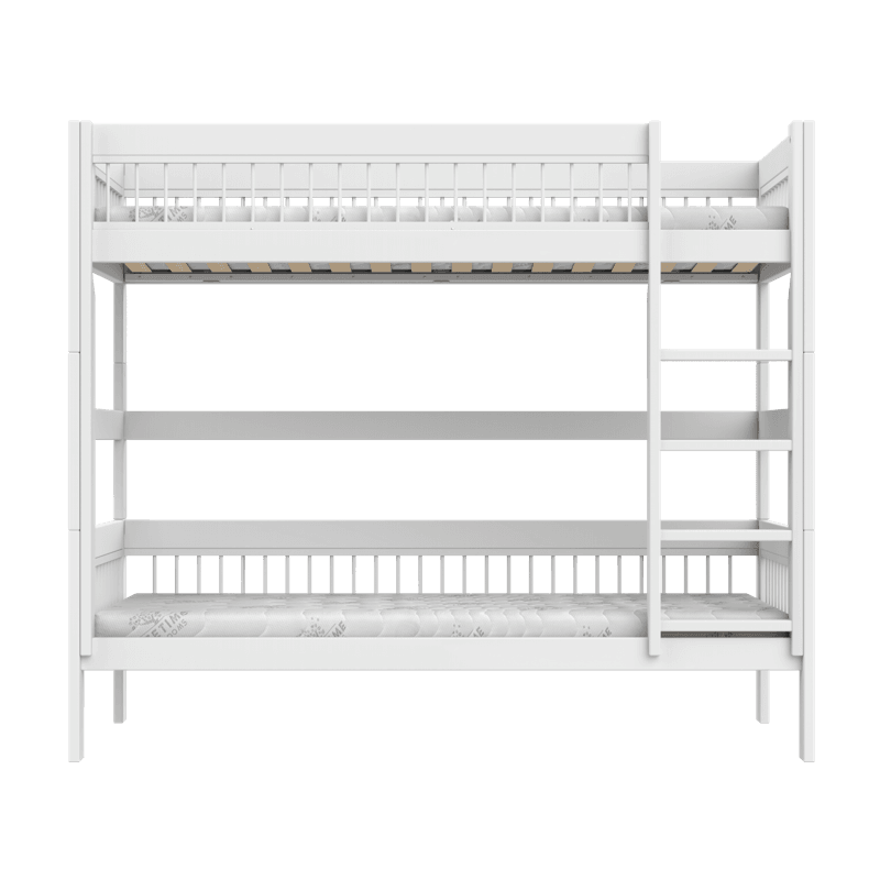 Lifetime Kidsrooms Lit superposé avec échelle 90 x 200 cm - Breeze Blanc