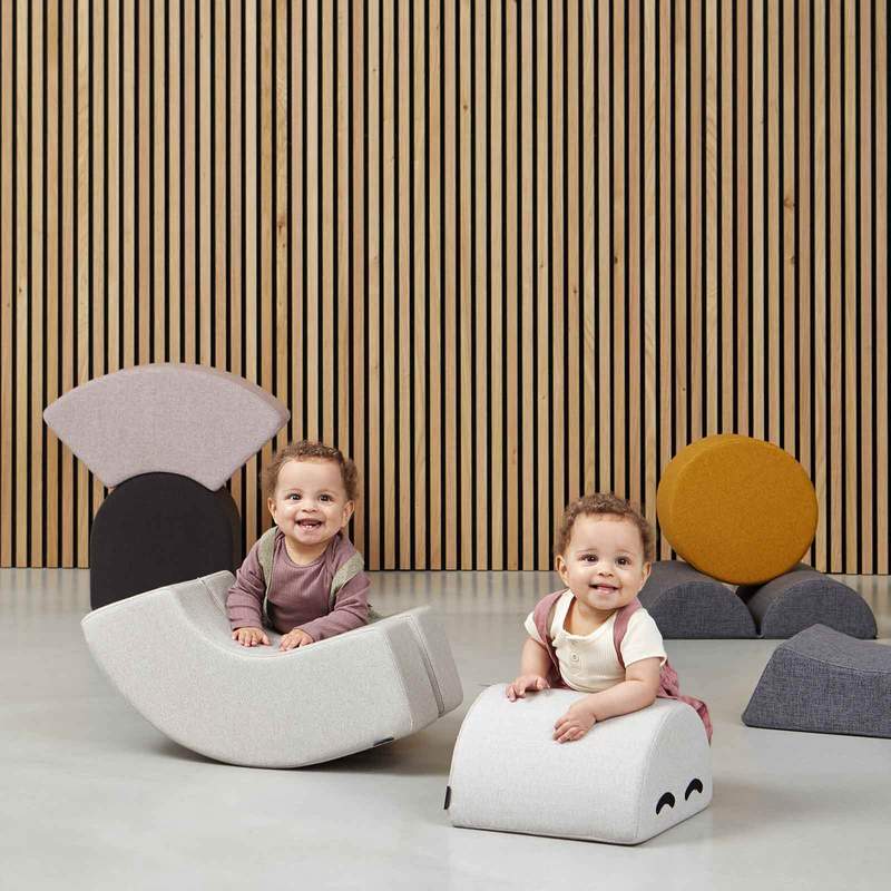 byKlipKlap Build &amp; Bounce – Mrs. Hair Beige – Vielseitiges Spielmodul für Kinder