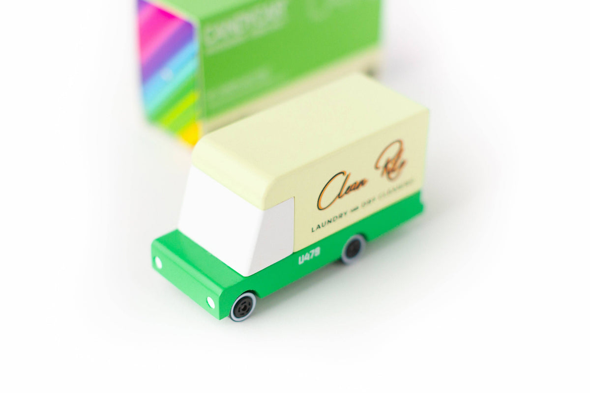 Candylab Toys laundry service van