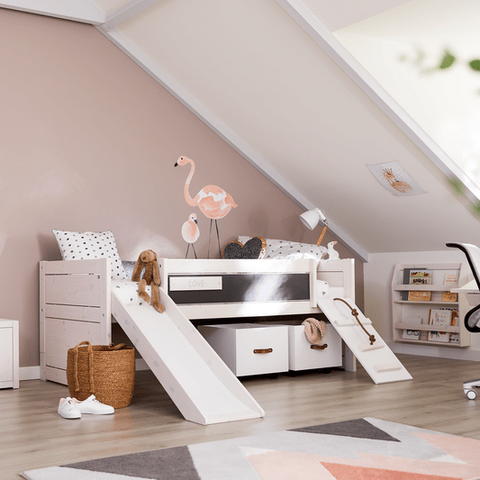 Lifetime Kidsrooms day bed Climb & Slide - Original White