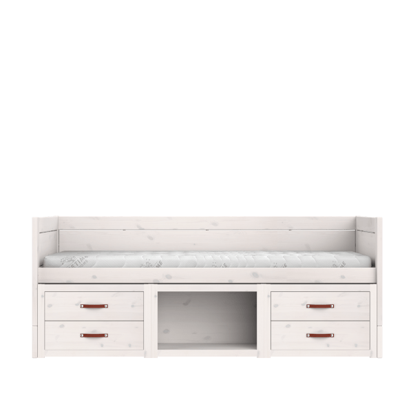 Lifetime Kidsrooms daybed with drawers and storage space - Original White
