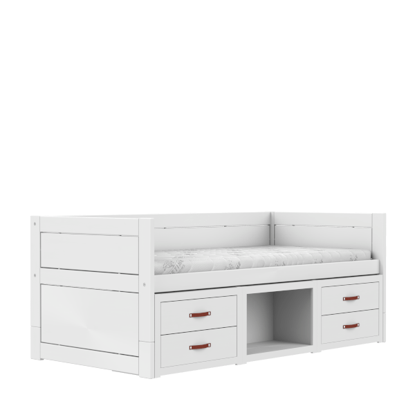 Lifetime Kidsrooms daybed with drawers and storage space - Original White