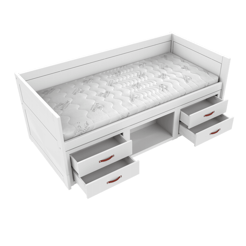 Lifetime Kidsrooms daybed with drawers and storage space - Original White