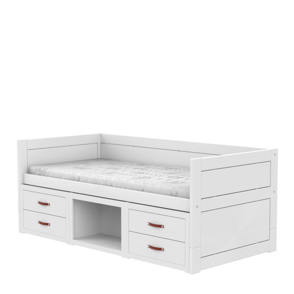 Lifetime Kidsrooms daybed with drawers and storage space - Original White