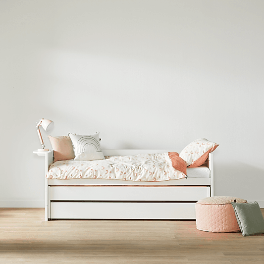 Lifetime Kidsrooms Lit de jour avec lit d'appoint & tiroir de lit - Original Blanc
