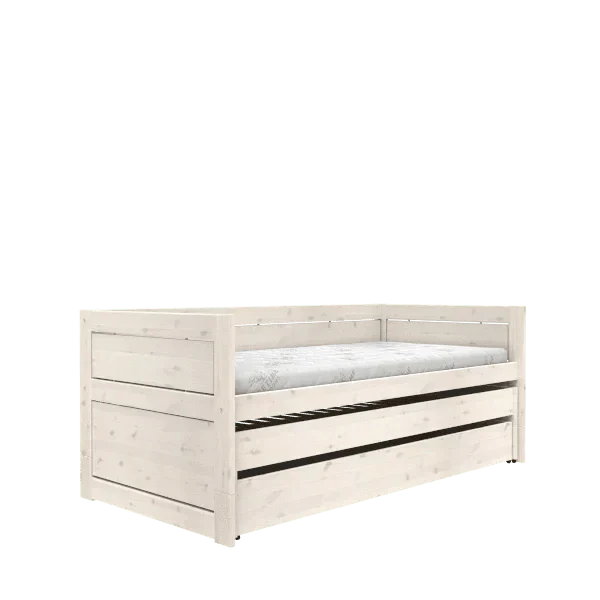 Lifetime Kidsrooms Lit de jour avec lit d'appoint & tiroir de lit - Original Whitewash