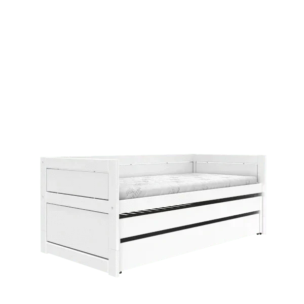 Lifetime Kidsrooms Lit de jour avec lit d'appoint & tiroir de lit - Original Blanc