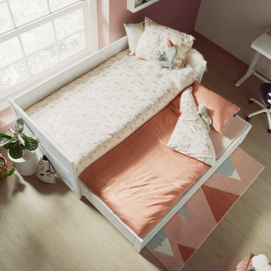 Lifetime Kidsrooms Lit de jour avec lit d'appoint & tiroir de lit - Original Blanc