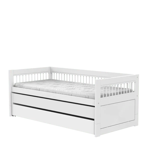 Lifetime Kidsrooms Day bed with guest bed and bed drawer - Breeze White