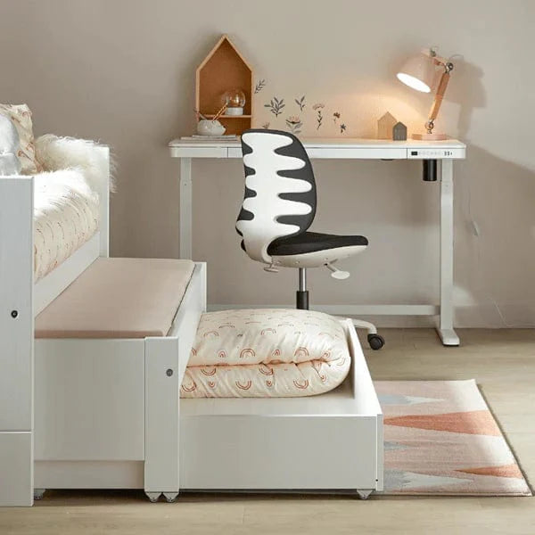 Lifetime Kidsrooms Tagesbett mit Gästebett und Bettschublade – Breeze Weiss