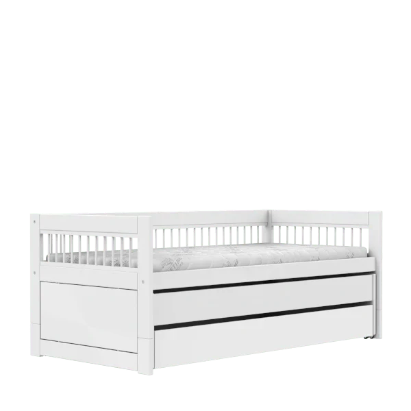 Lifetime Kidsrooms Day bed with guest bed and bed drawer - Breeze White