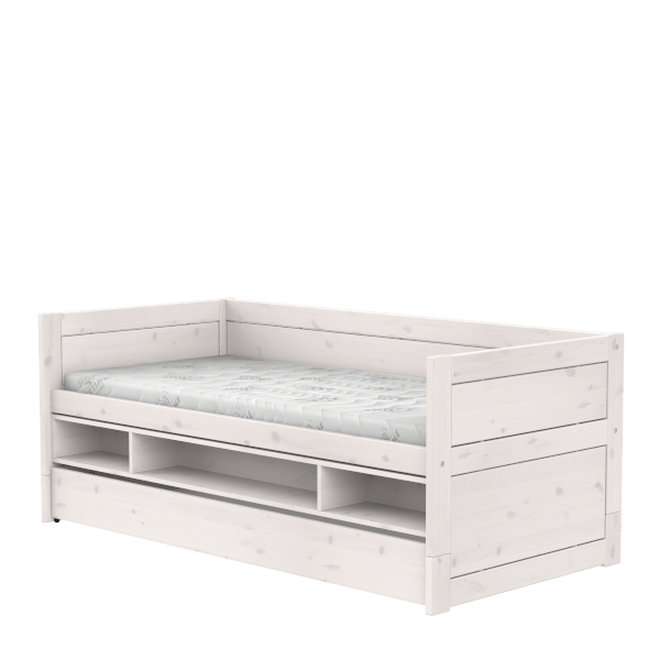 Lifetime Kidsrooms day bed with storage space and bed drawer - Original White