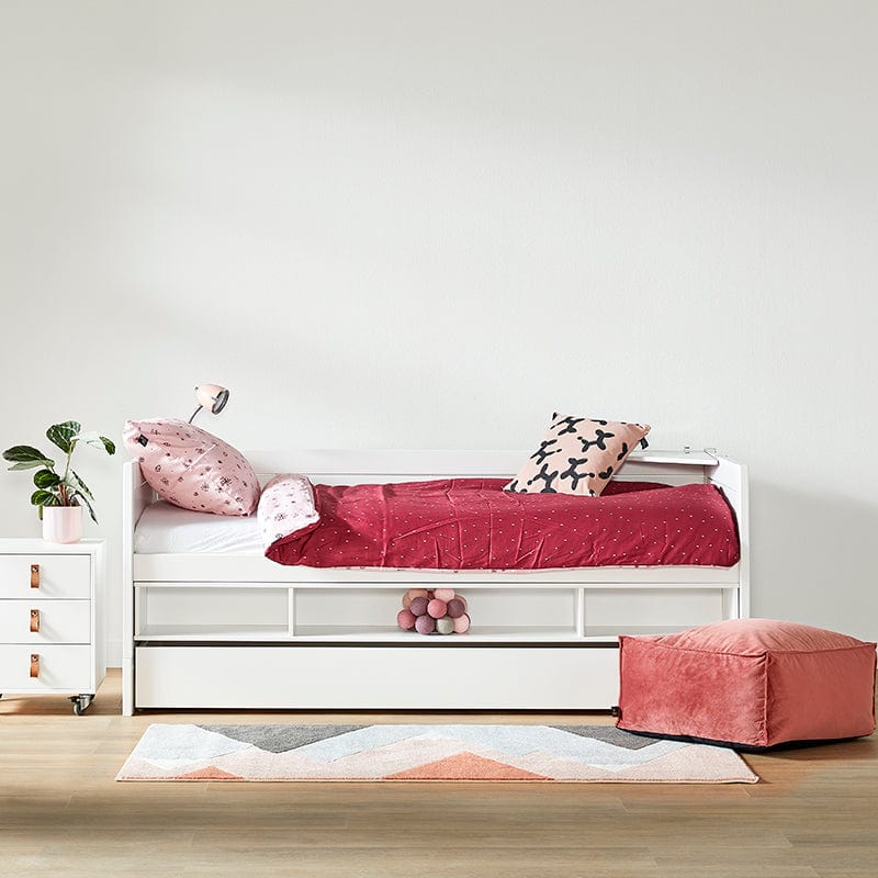 Lifetime Kidsrooms Tagesbett mit Stauraum und Bettschublade - Original Weiss
