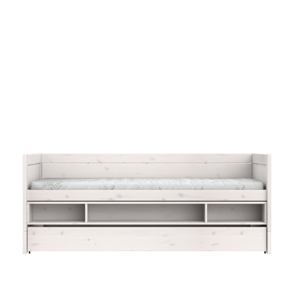 Lifetime Kidsrooms day bed with storage space and bed drawer - Original White