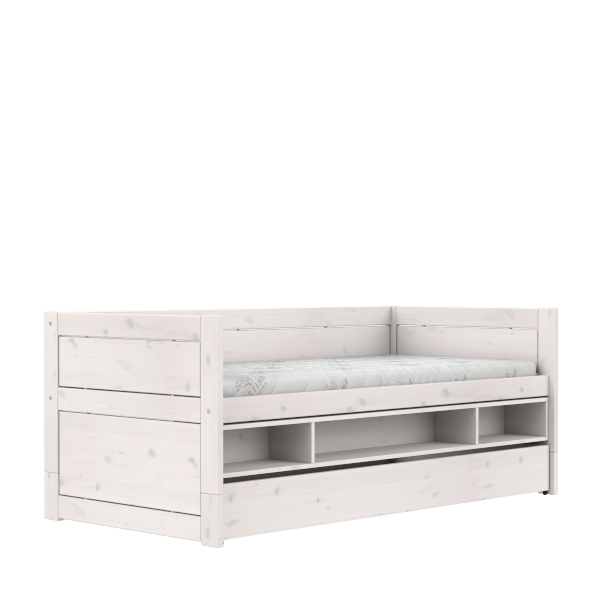 Lifetime Kidsrooms day bed with storage space and bed drawer - Original White