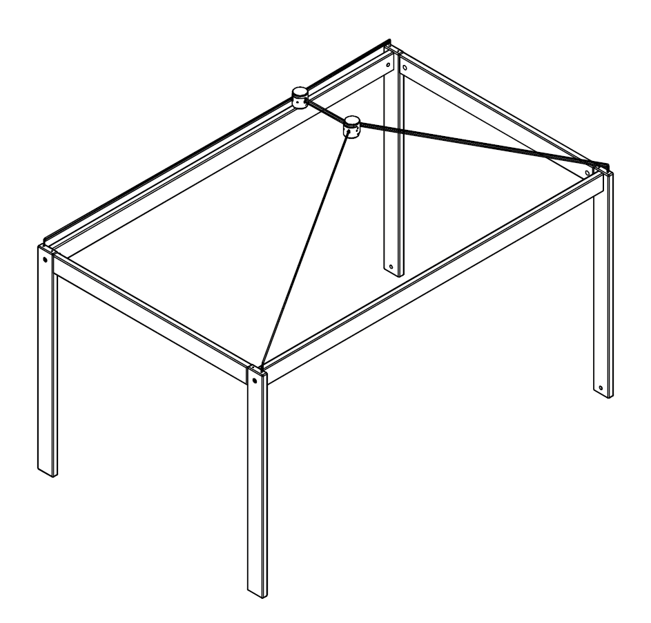 Lifetime Kidsrooms canopy frame 120 White