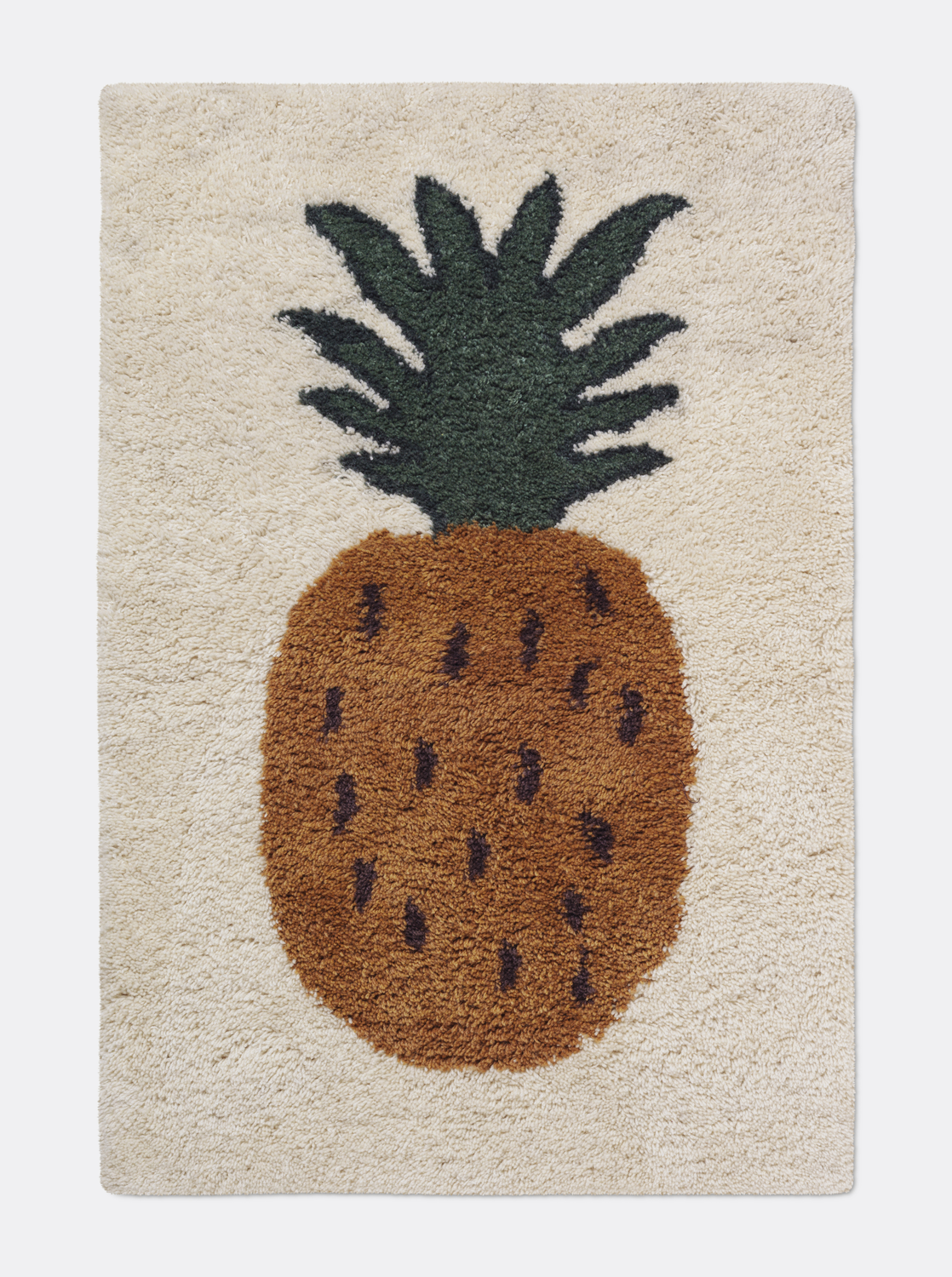 Ferm Living Fruiticana Tufting-Teppich - L - Pineapple